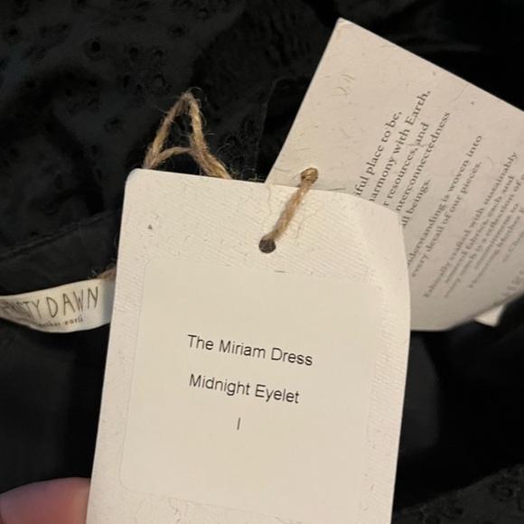 NEW NWT Christy Dawn The Miriam Dress Midnight Eyelet - Picture 7 of 8